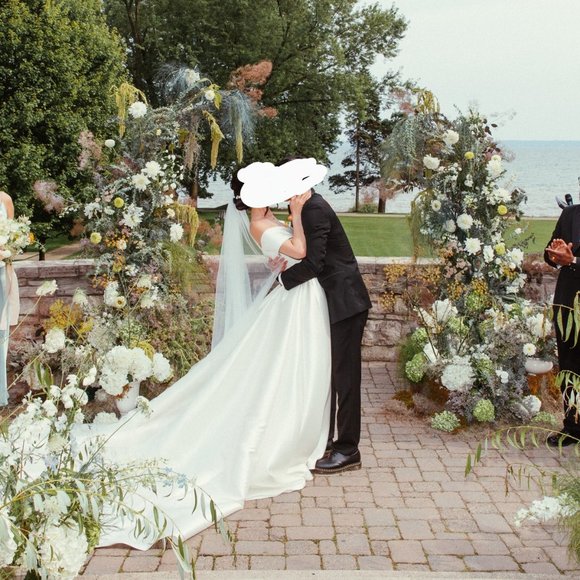 Milla Nova Matilda Mikado Ball Gown - Worn for 3 Hrs + Veil - Picture 4 of 9